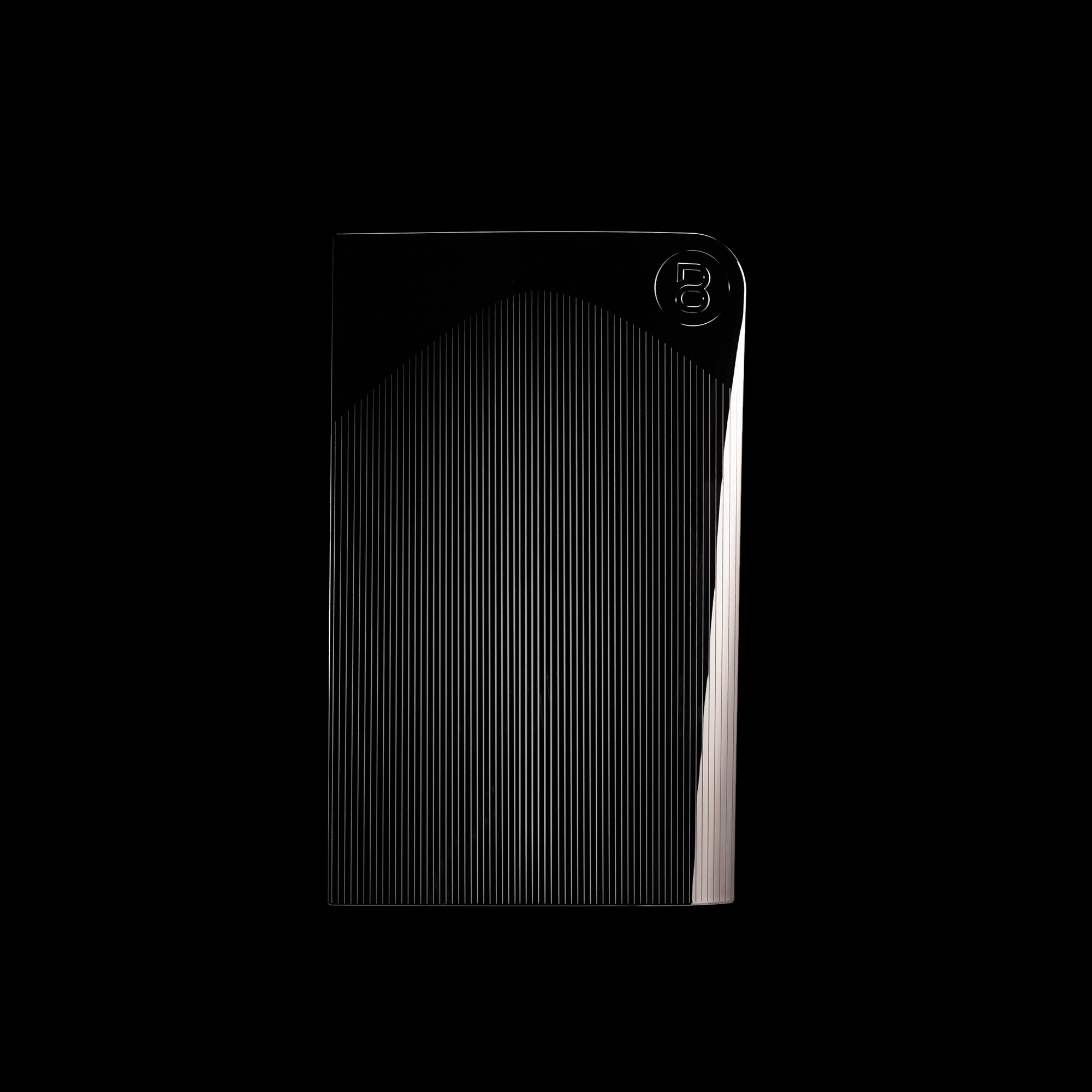 PS5 Slim Cover Midnight Chrom "Linien"