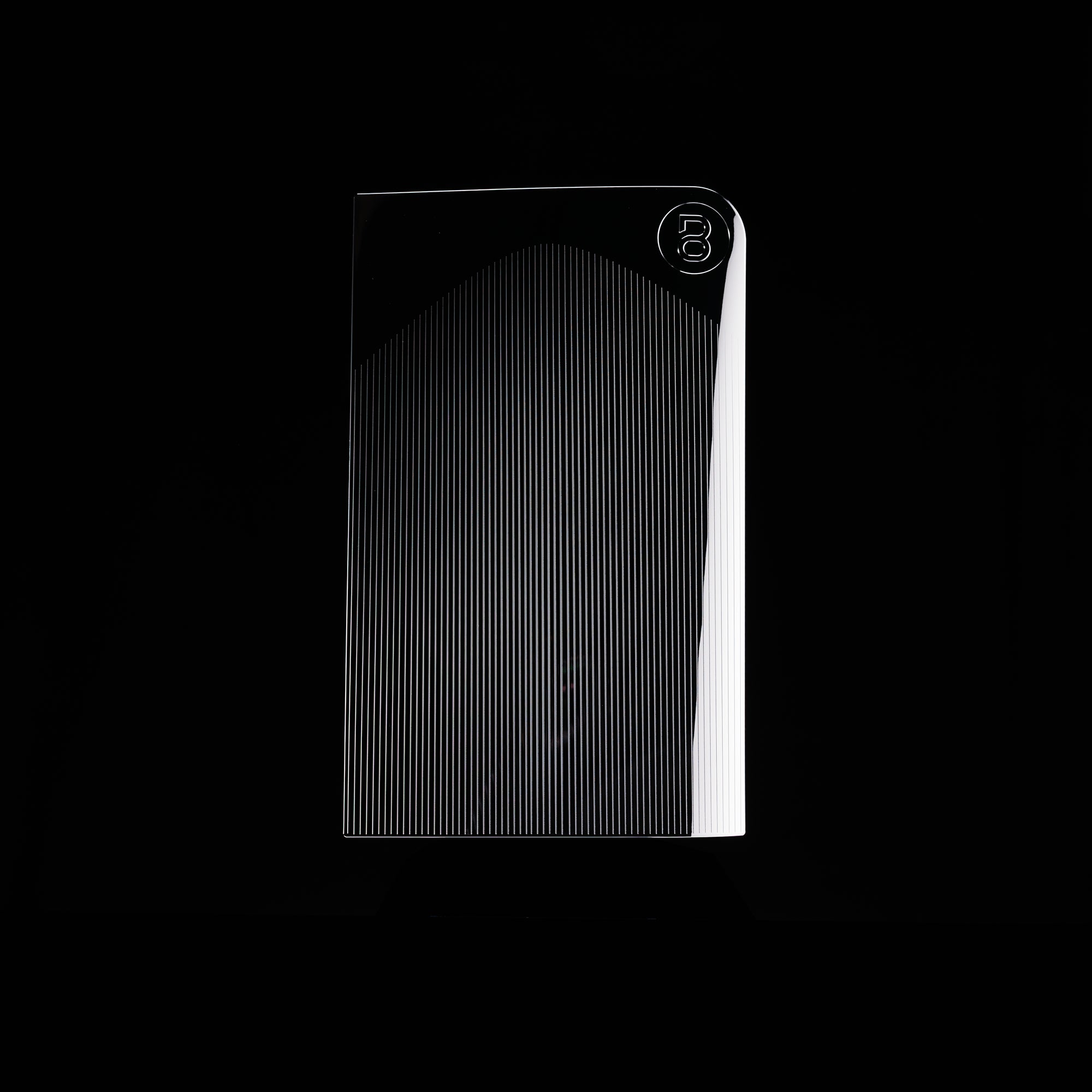 PS5 Slim Cover Hochglanz Chrom "Linien"